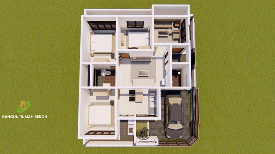 Desain Rumah SH, Serang Banten - 6