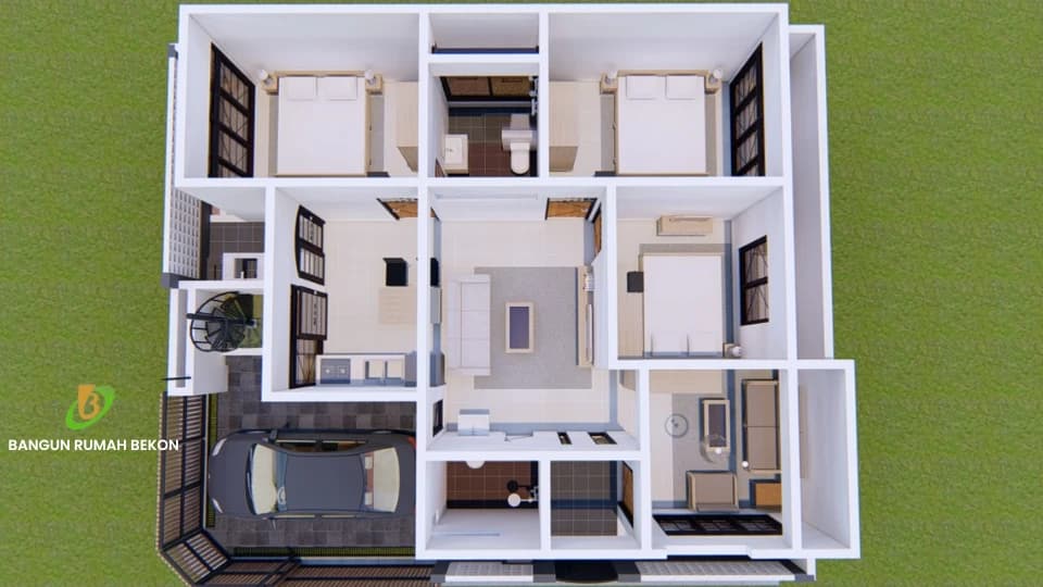 Desain Rumah SH, Serang Banten - 7