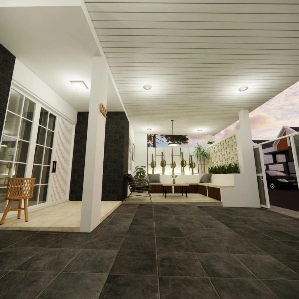 Desain Rumah BA, Anyer Serang Banten - 3
