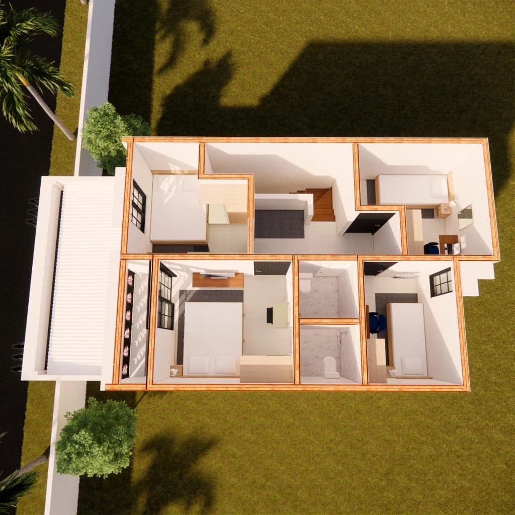 Desain Rumah FP, Serang Banten - 9
