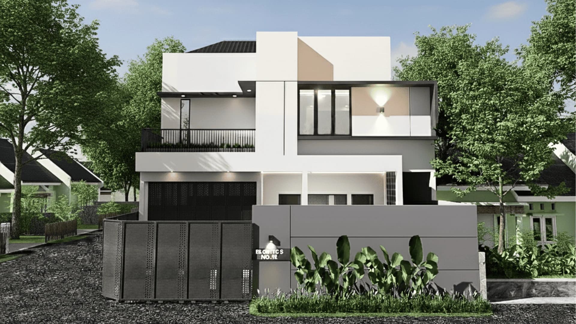 Desain Rumah RZ, Serang Banten
