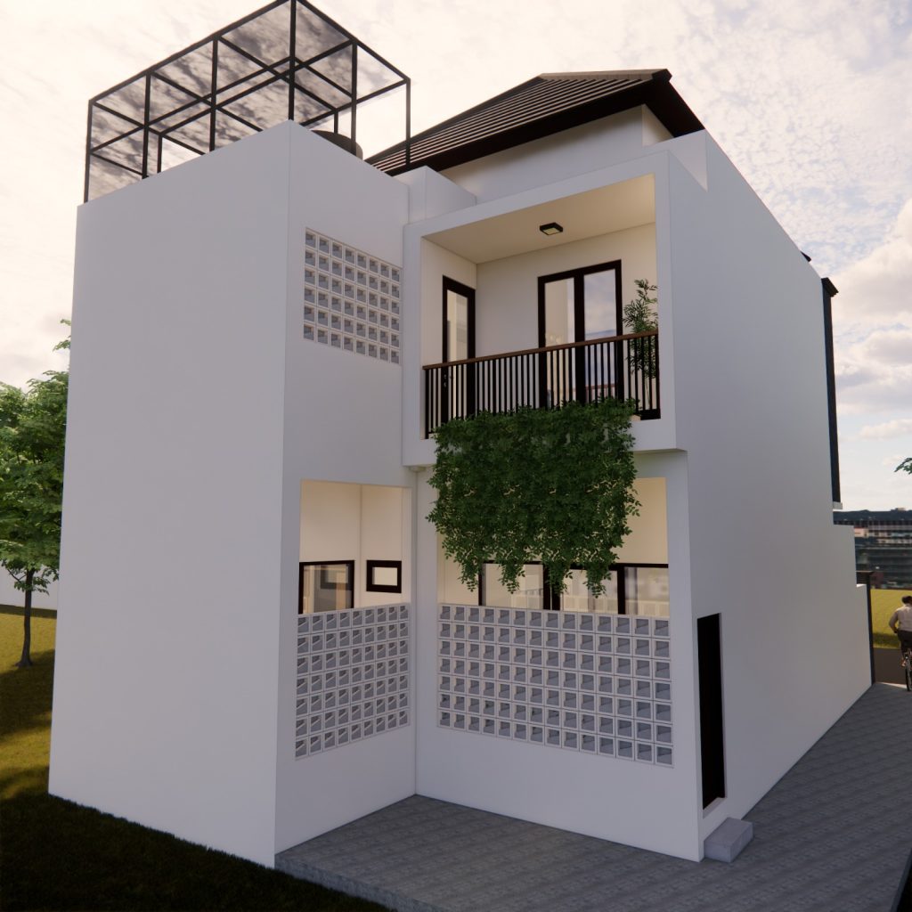 Desain Rumah Ibu Yessi, Cilegon Banten