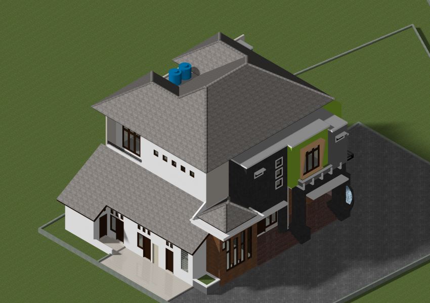 Desain Rumah Minimalis 2 Lantai