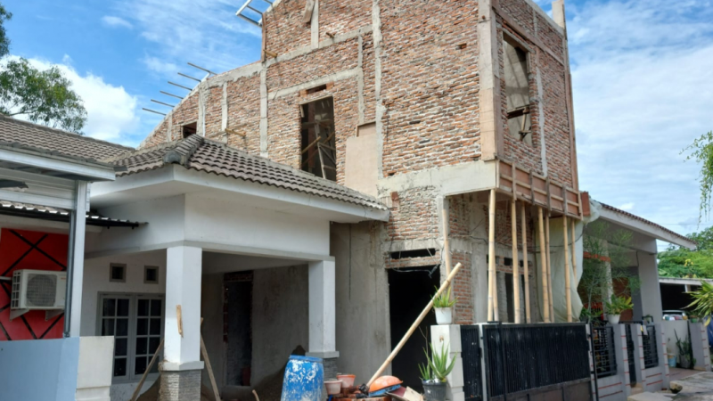 renovasi rumah bpk hendra serang banten
