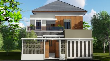 Desain Rumah Bapak Nikson, Kramatwatu, Serang