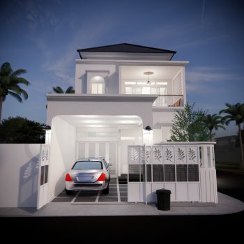 Desain Rumah Ibu Susi, Cilegon Banten